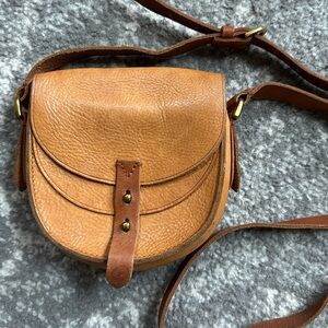 Madewell Tan Leather Crossbody Bag
